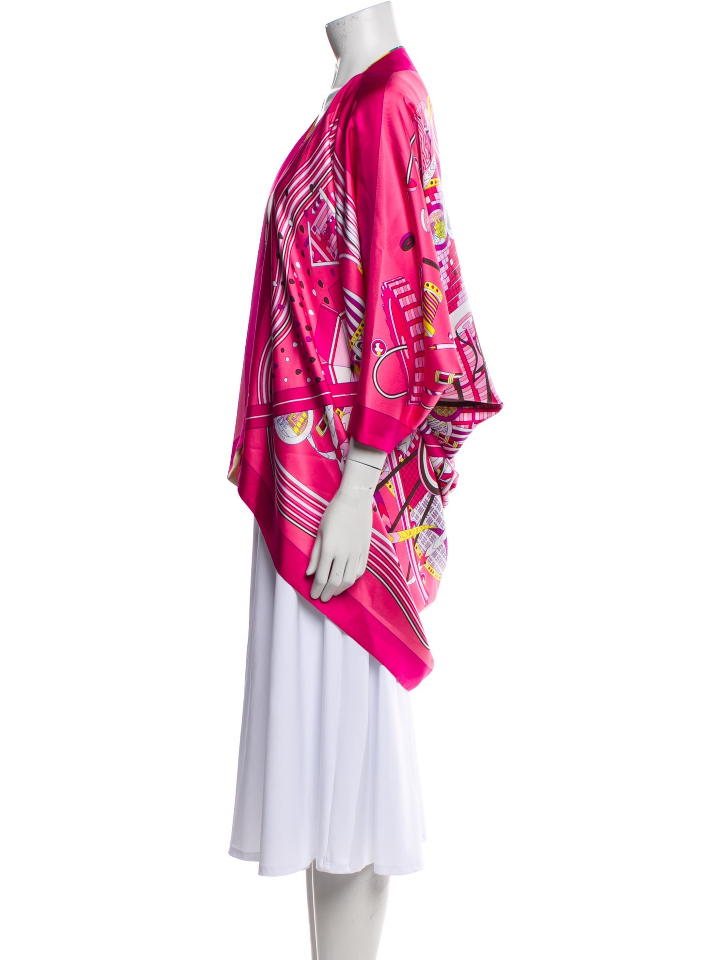 Hermès Silk Printed Jacket