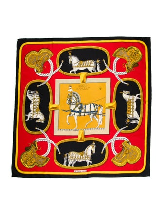 Hermès Grand Apparat Silk Scarf