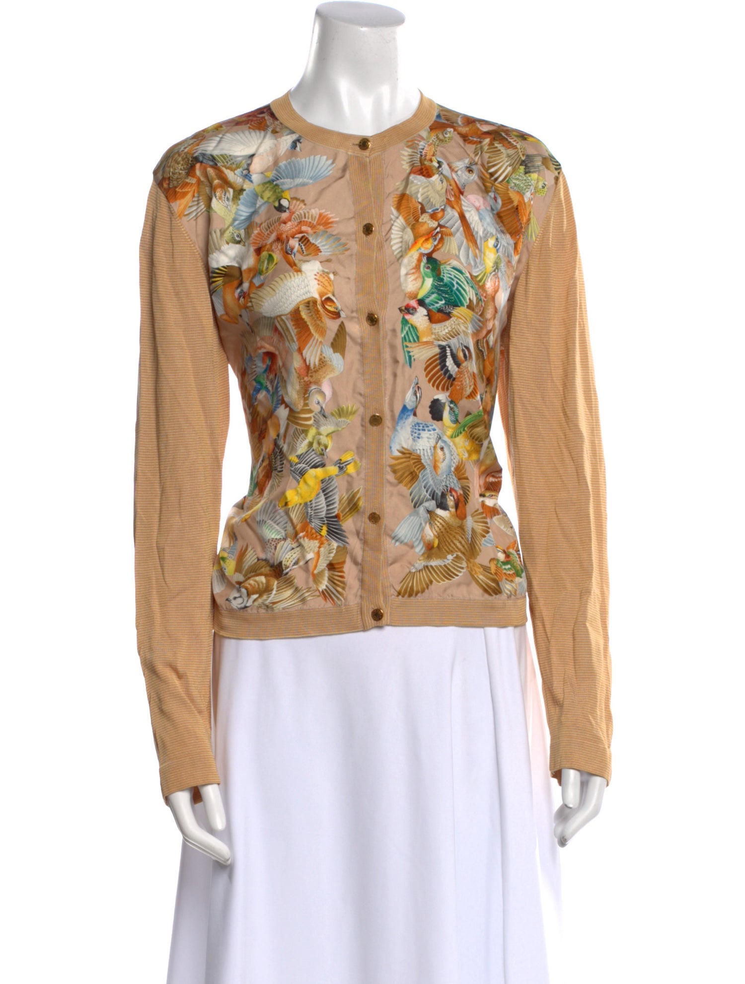 Hermès Silk Printed Sweater