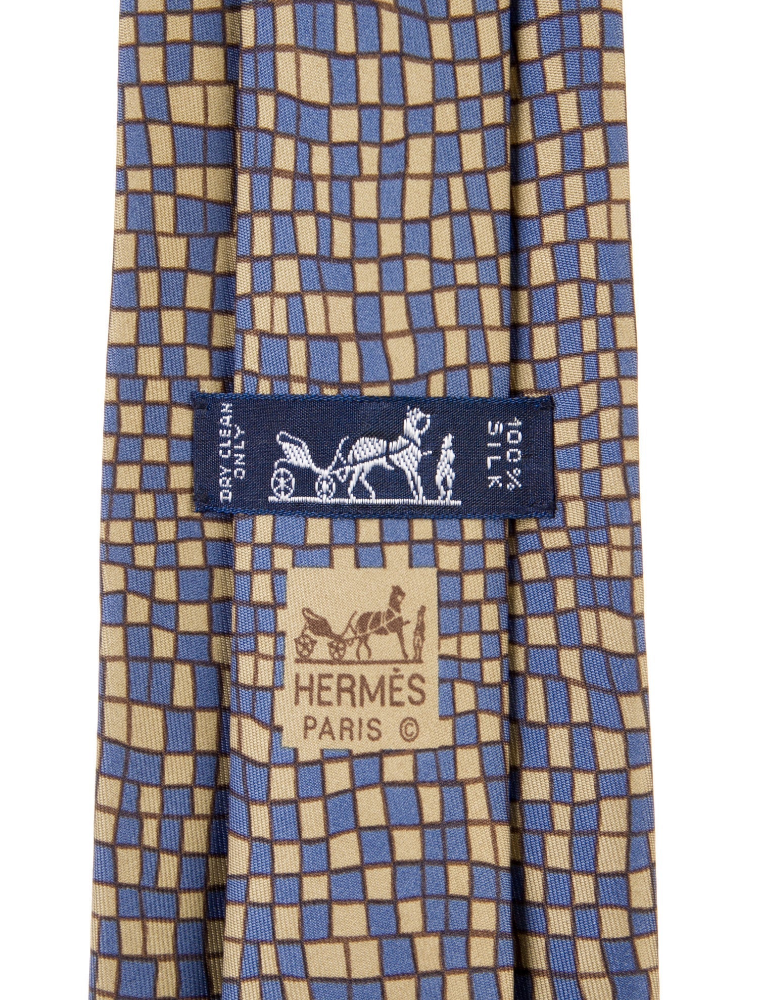 Hermès Silk Printed Tie