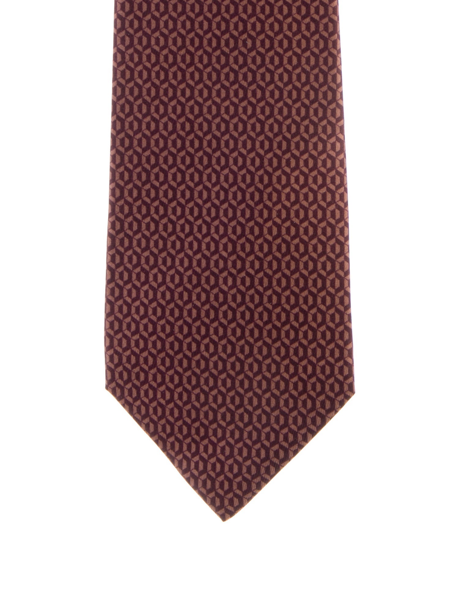 Hermès Silk Printed Tie