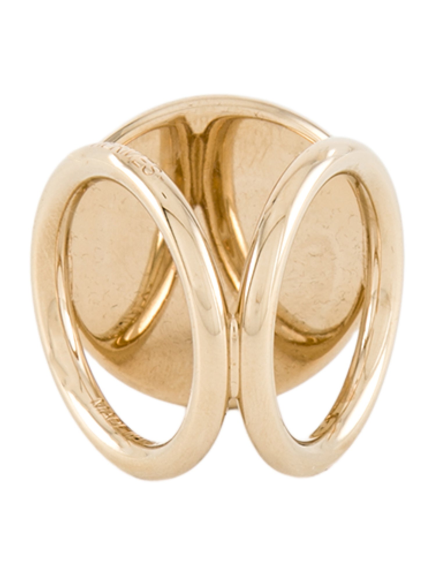 Hermès Rosace Gravee Scarf Ring Metal Scarf