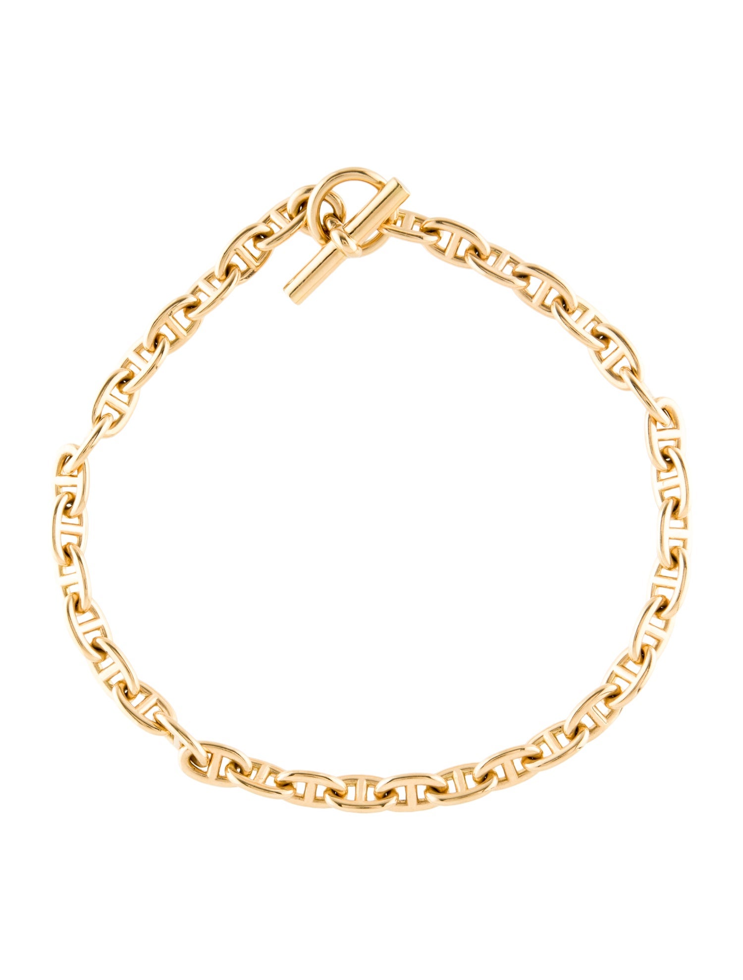 Hermès 18K Chain d'Ancre Necklace