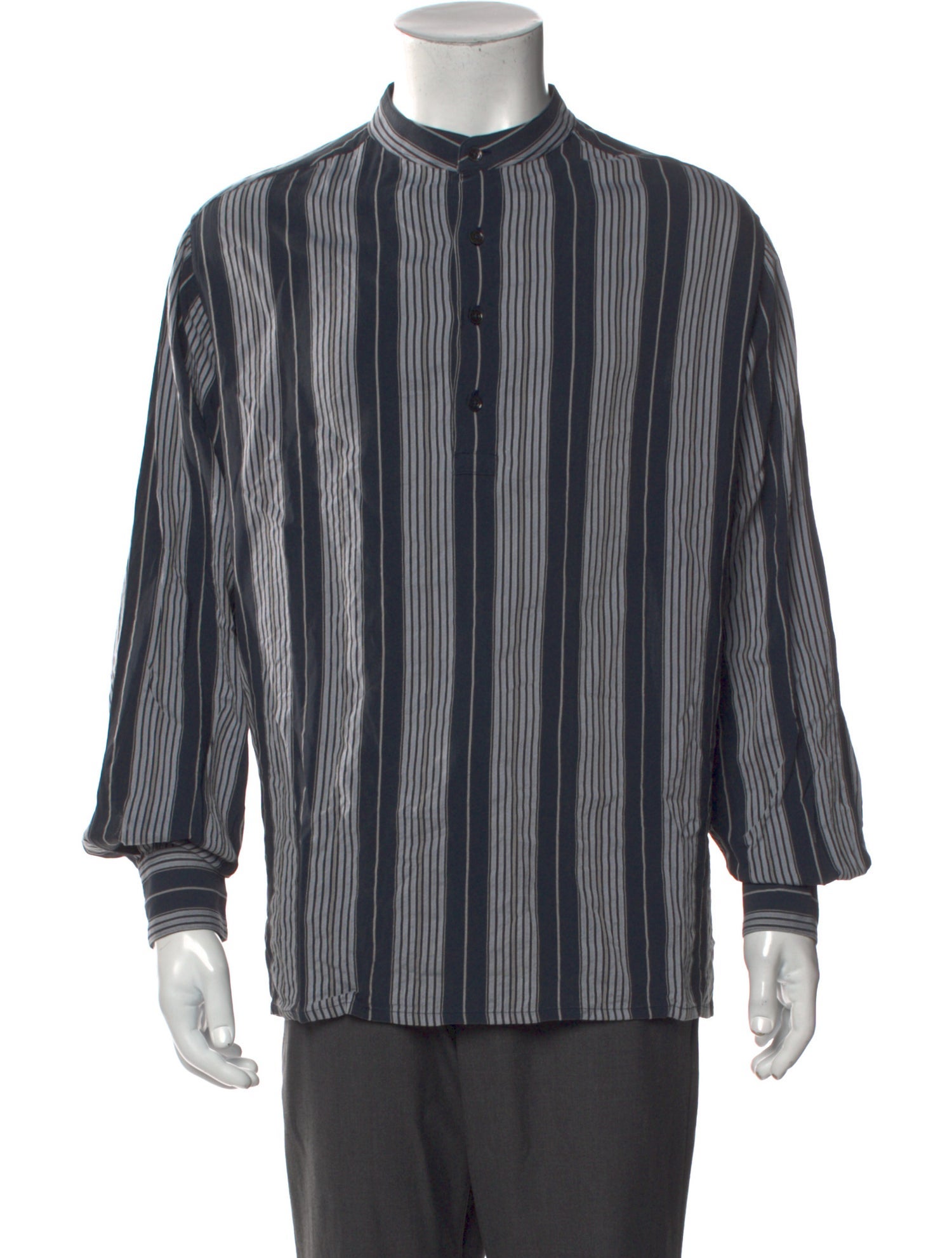 Hermès Clou de Selle Accent Long Sleeve Shirt