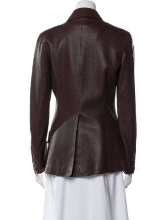 Hermès Leather Blazer
