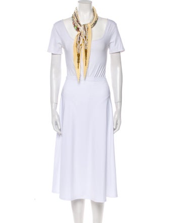 Hermès Les Chevaux des Moghols Silk Plissé Scarf