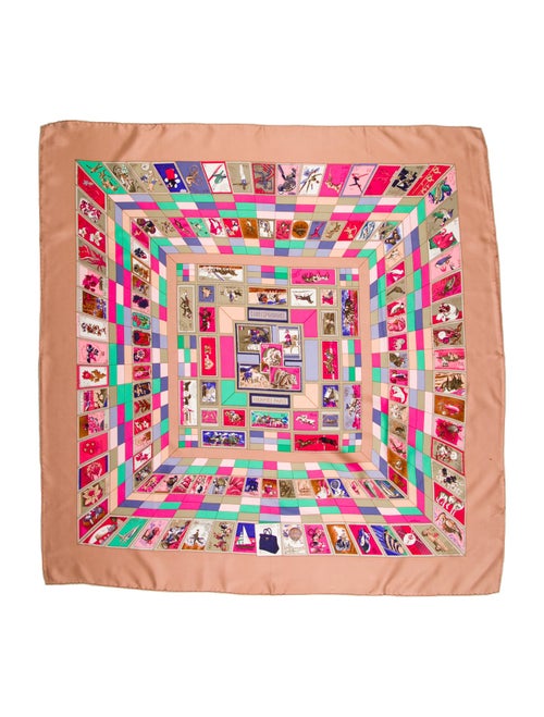 Hermès Correspondance Silk Scarf