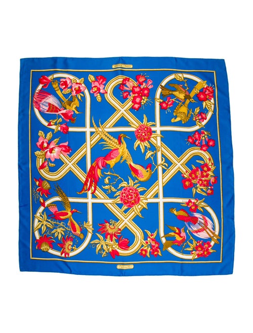 Hermès Caraïbes Silk Scarf
