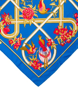 Hermès Caraïbes Silk Scarf