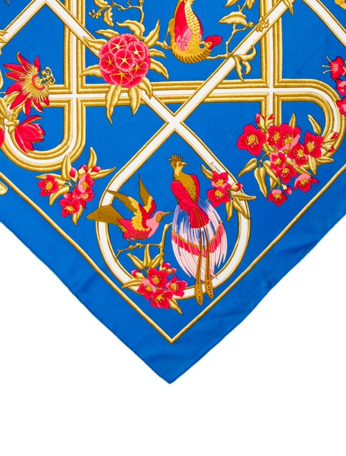 Hermès Caraïbes Silk Scarf