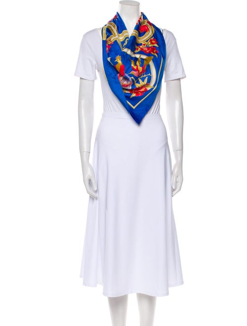 Hermès Caraïbes Silk Scarf