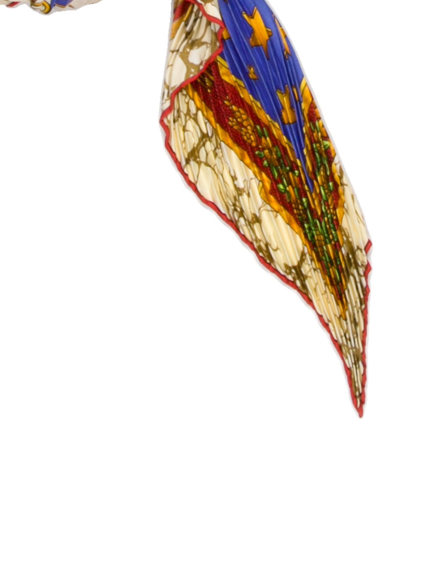 Hermès Carpe Diem Silk Plissé Scarf