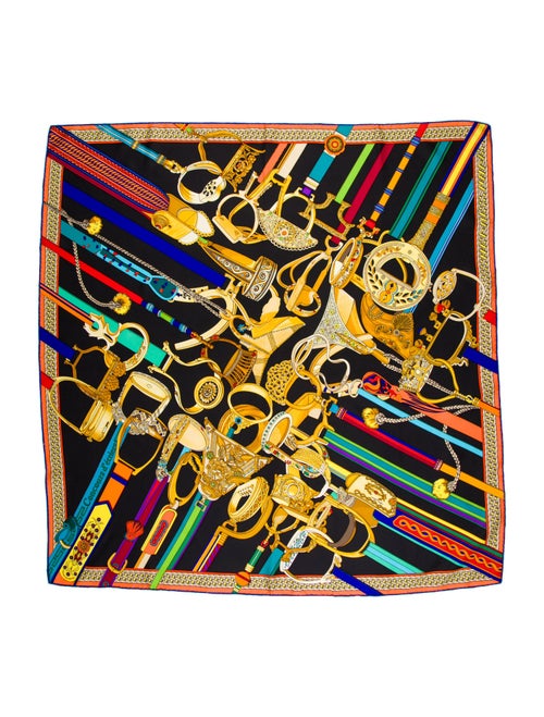 Hermès Concours d' Etriers Silk Scarf