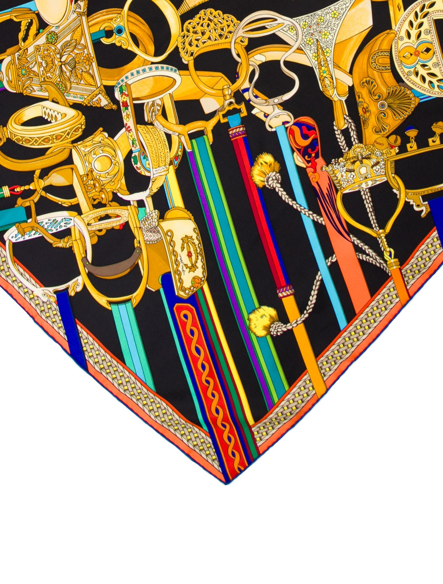 Hermès Concours d' Etriers Silk Scarf