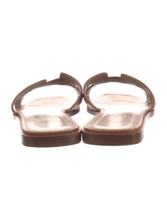 Hermès Oran Leather Slides