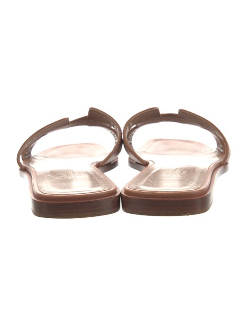 Hermès Oran Leather Slides