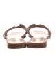 Hermès Oran Leather Slides
