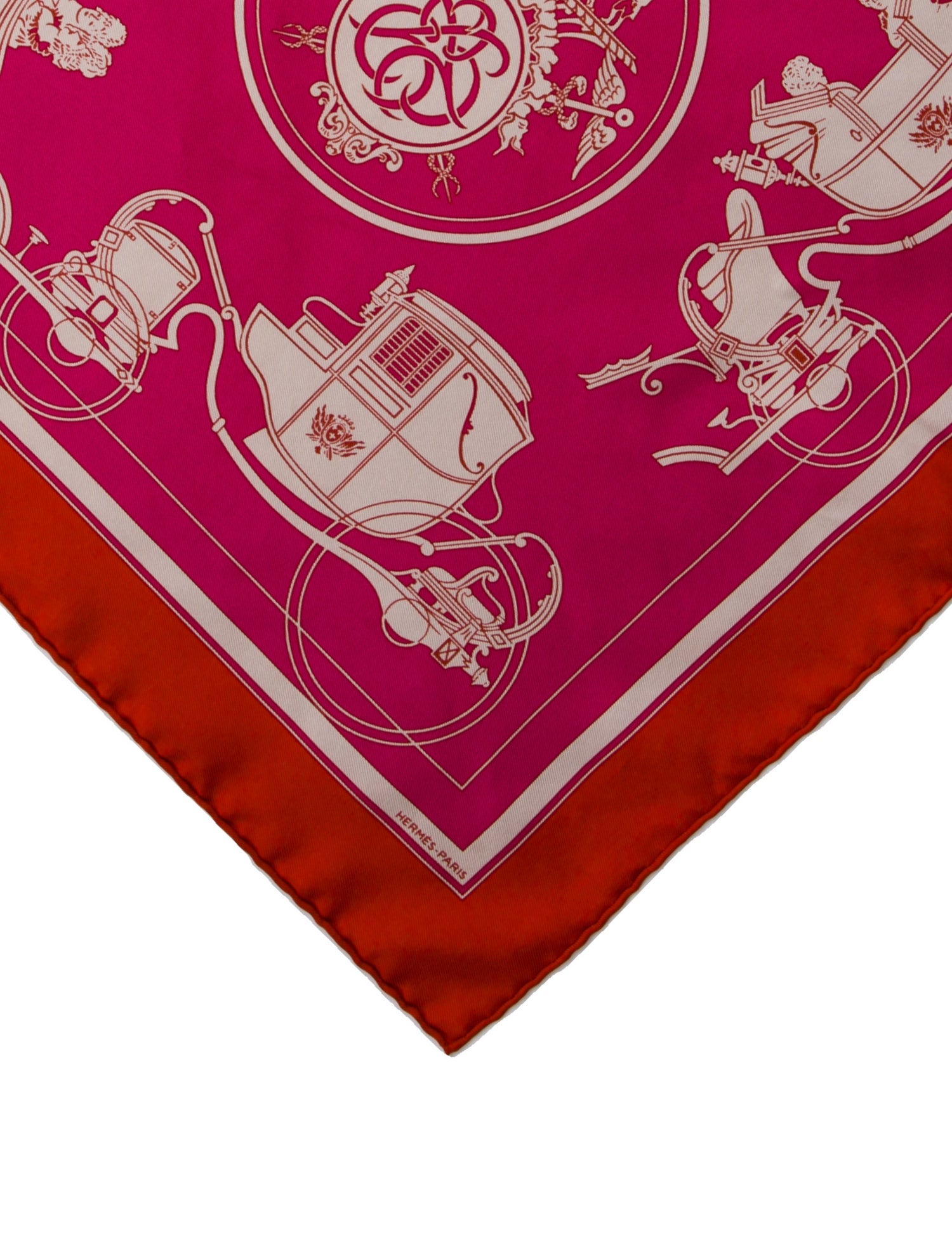 Hermès Ex- Libris Pocket Square Silk Scarf