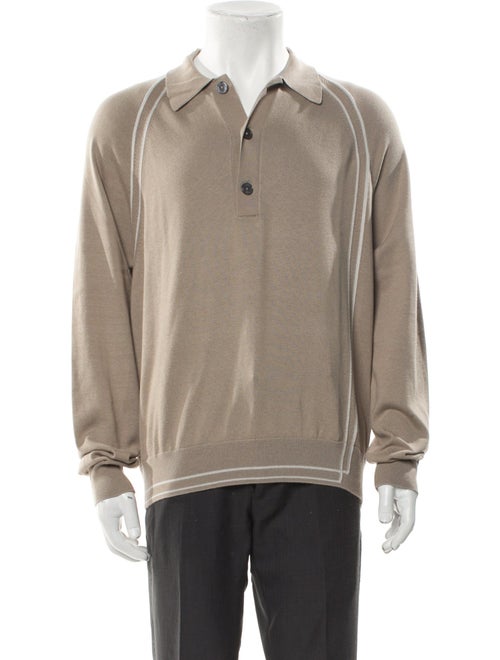 Hermès Collar Long Sleeve Polo Sweater