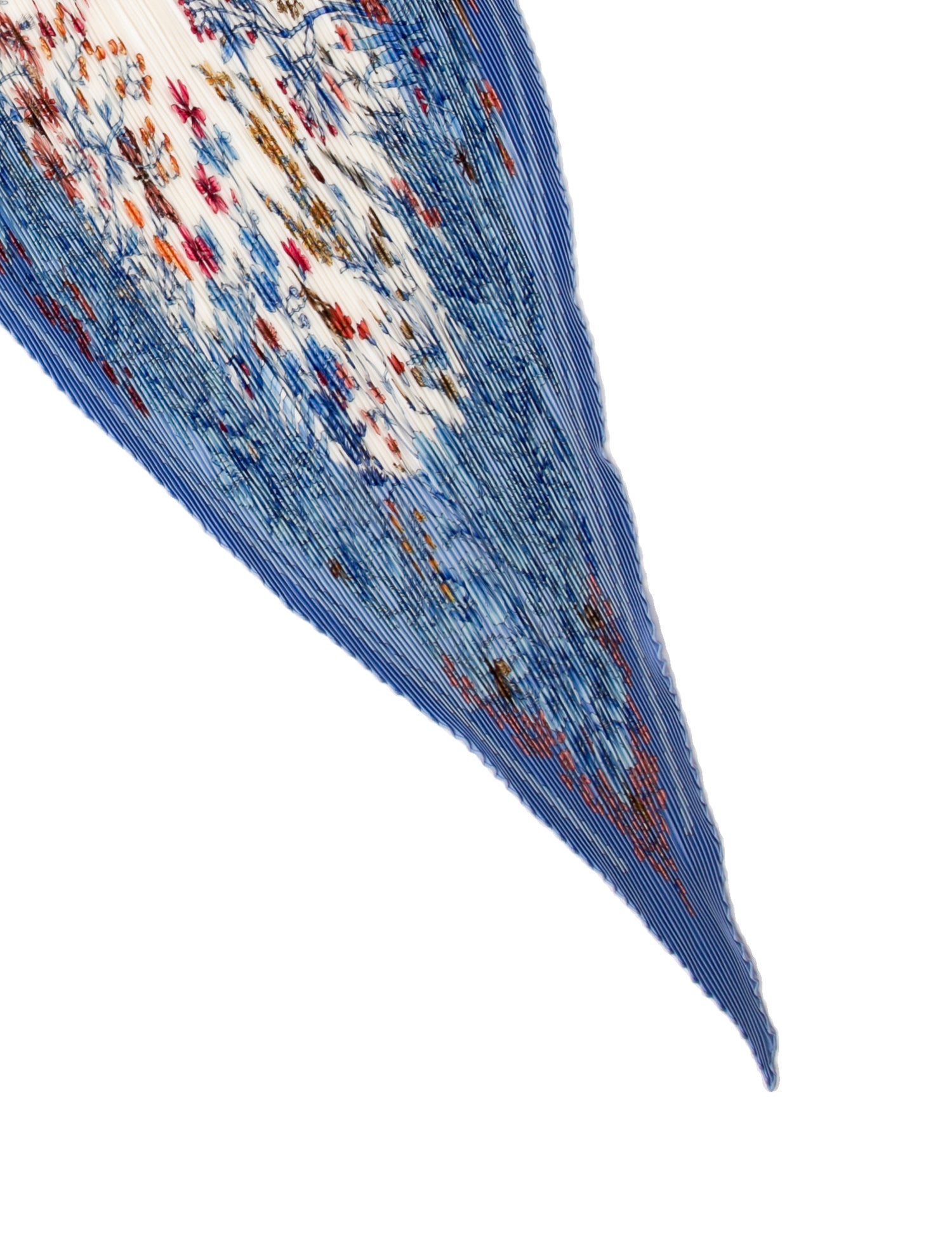 Hermès La Prairie Silk Plissé Scarf