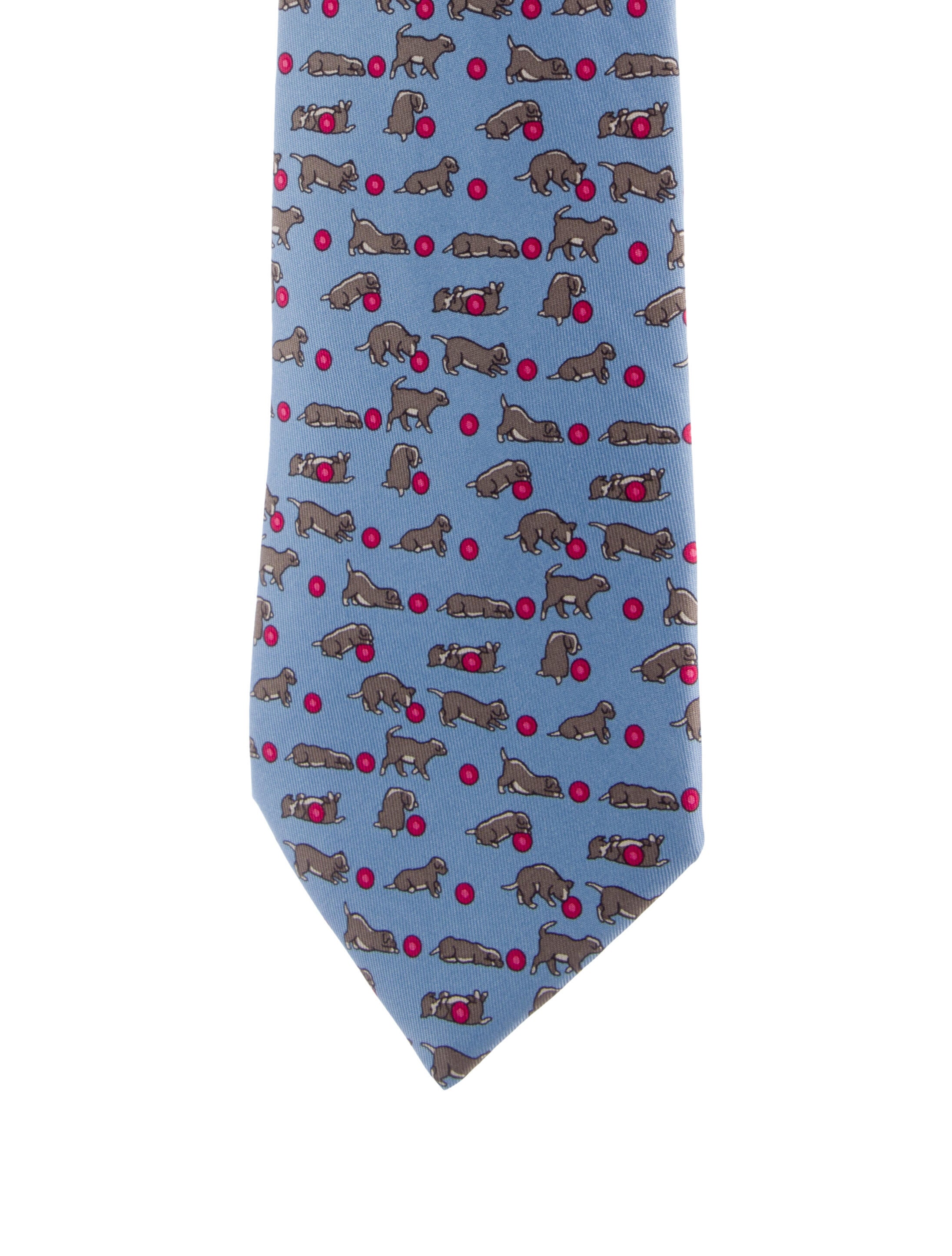 Hermès Silk Pattern Tie