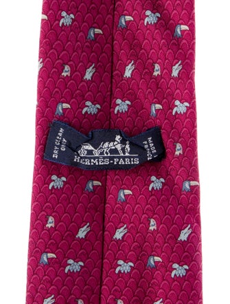 Hermès Silk Pattern Tie