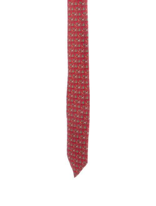 Hermès Silk Pattern Tie