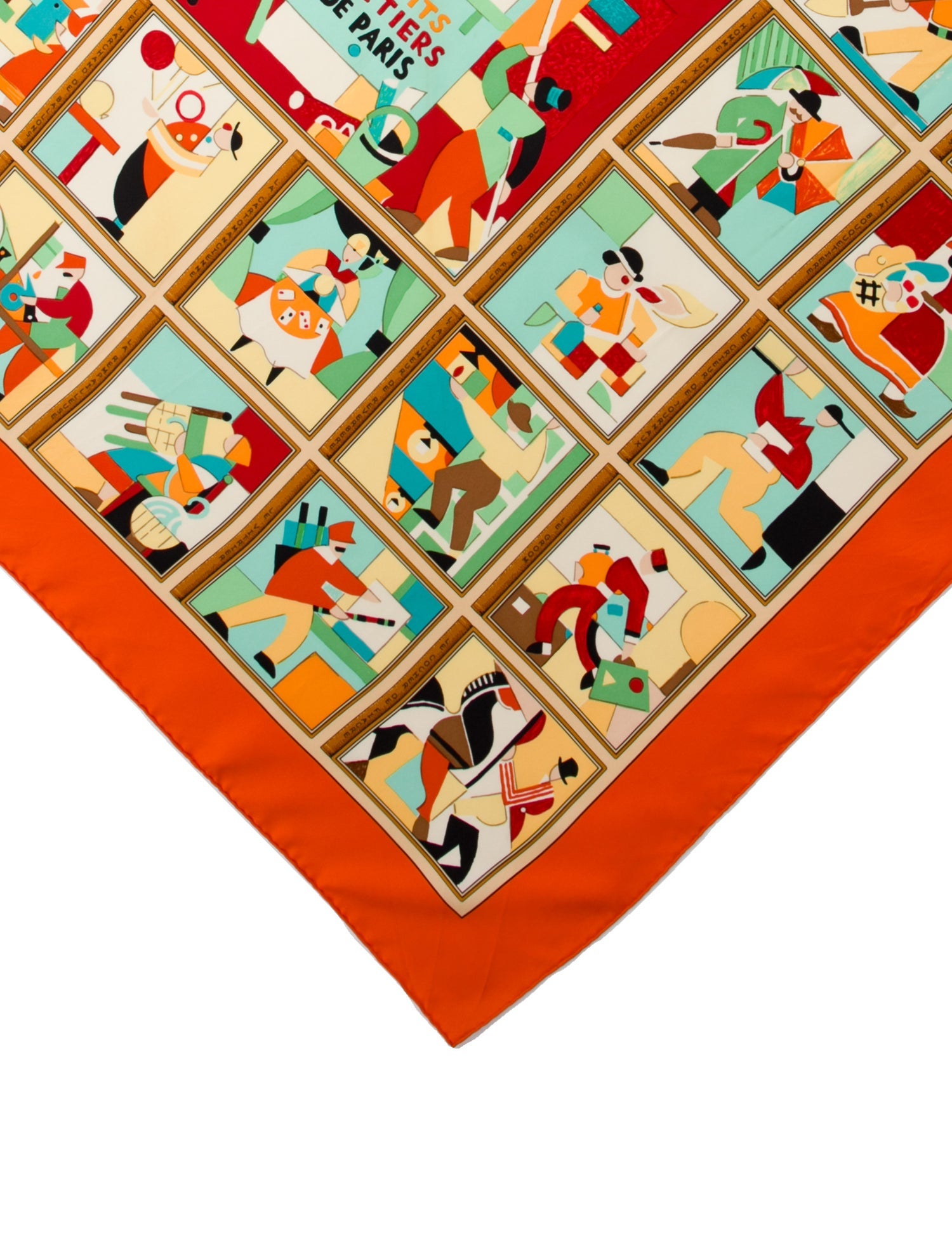 Hermès Les Petits Metiers de Paris Silk Scarf