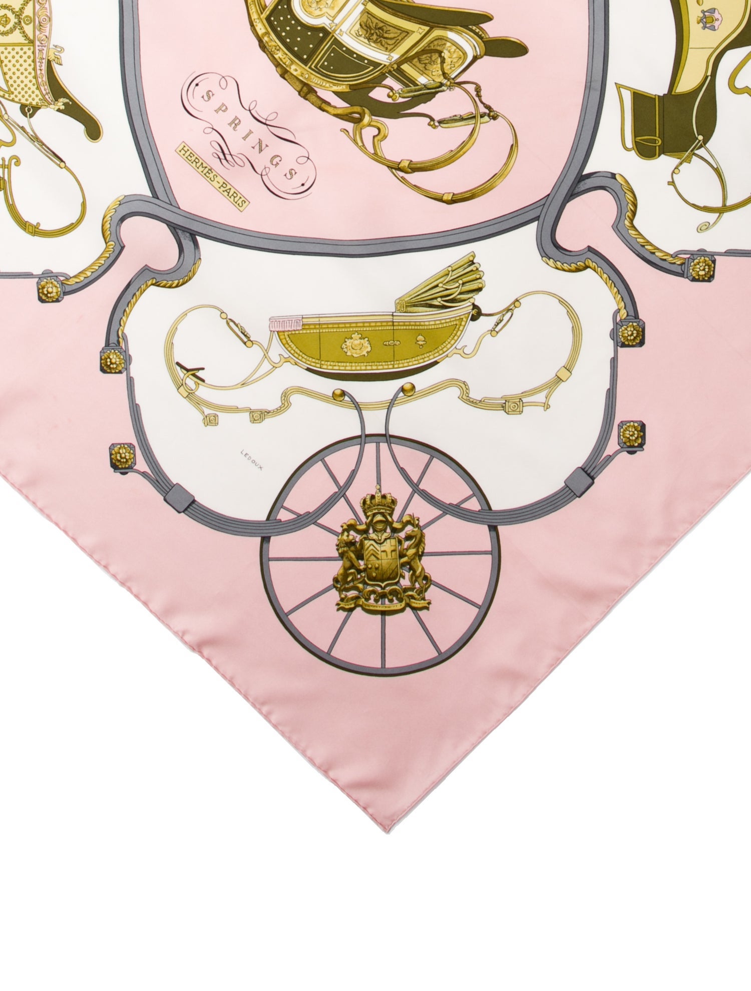 Hermès Springs Silk Scarf