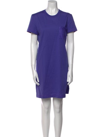 Hermès Crew Neck Mini Dress