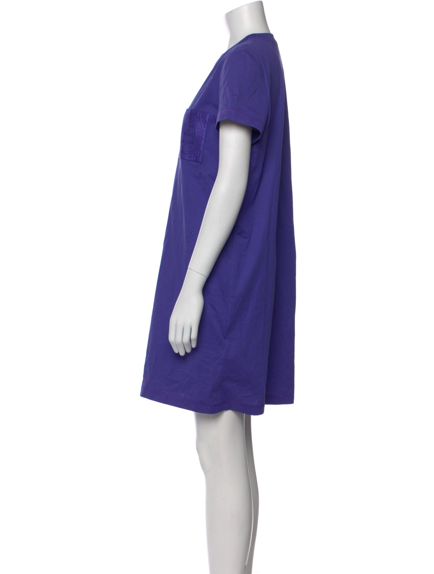 Hermès Crew Neck Mini Dress