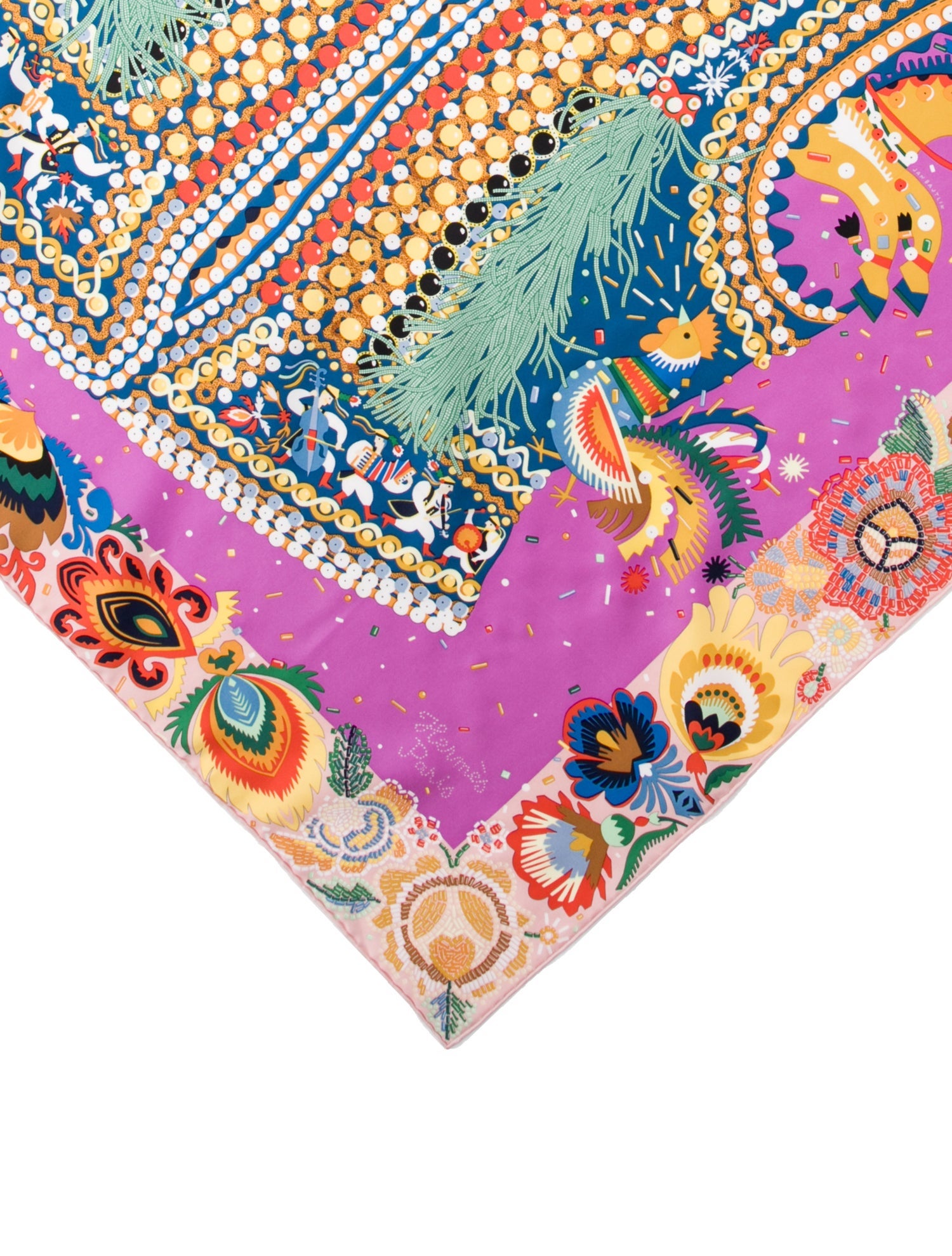 Hermès Costume de Fete Silk Scarf w/ Tags