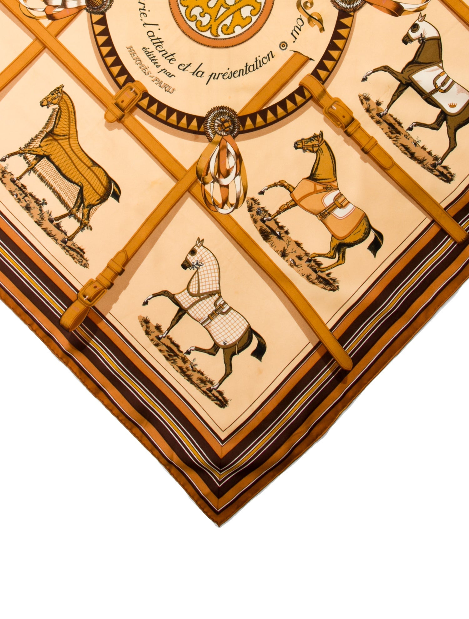 Hermès Couvertures et Tenues de Jour Silk Scarf