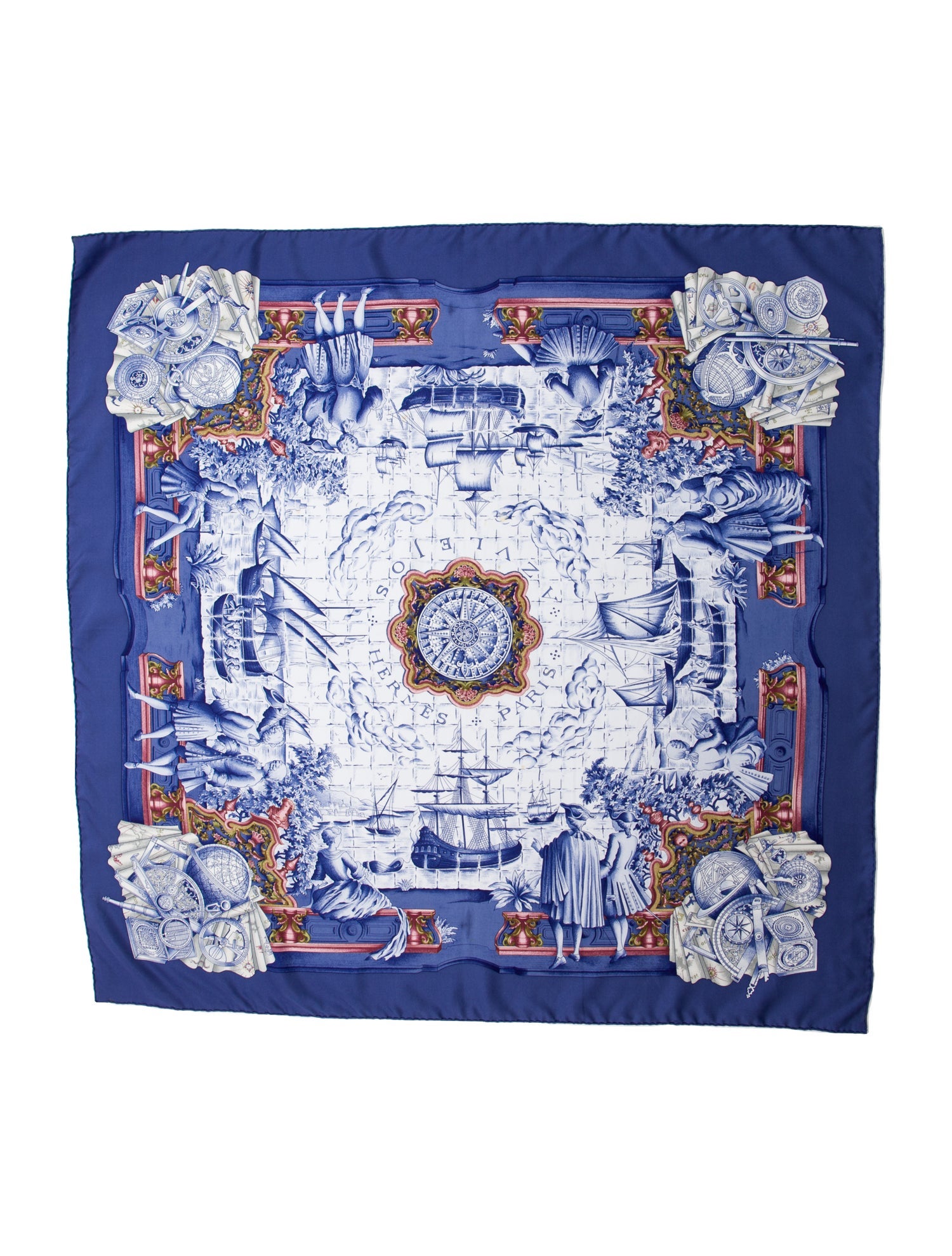 Hermès Azulejos Silk Scarf