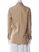 Hermès Silk Long Sleeve Button-Up Top