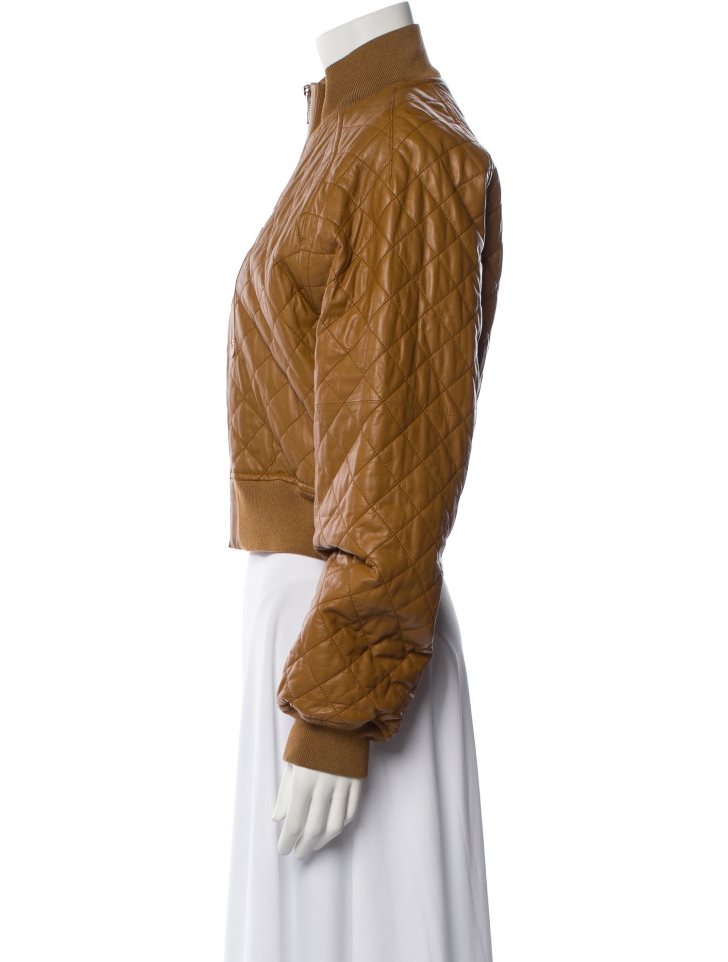 Hermès Leather Bomber Jacket