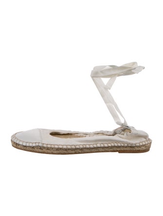 Hermès Clou de Selle Accent Canvas Espadrilles