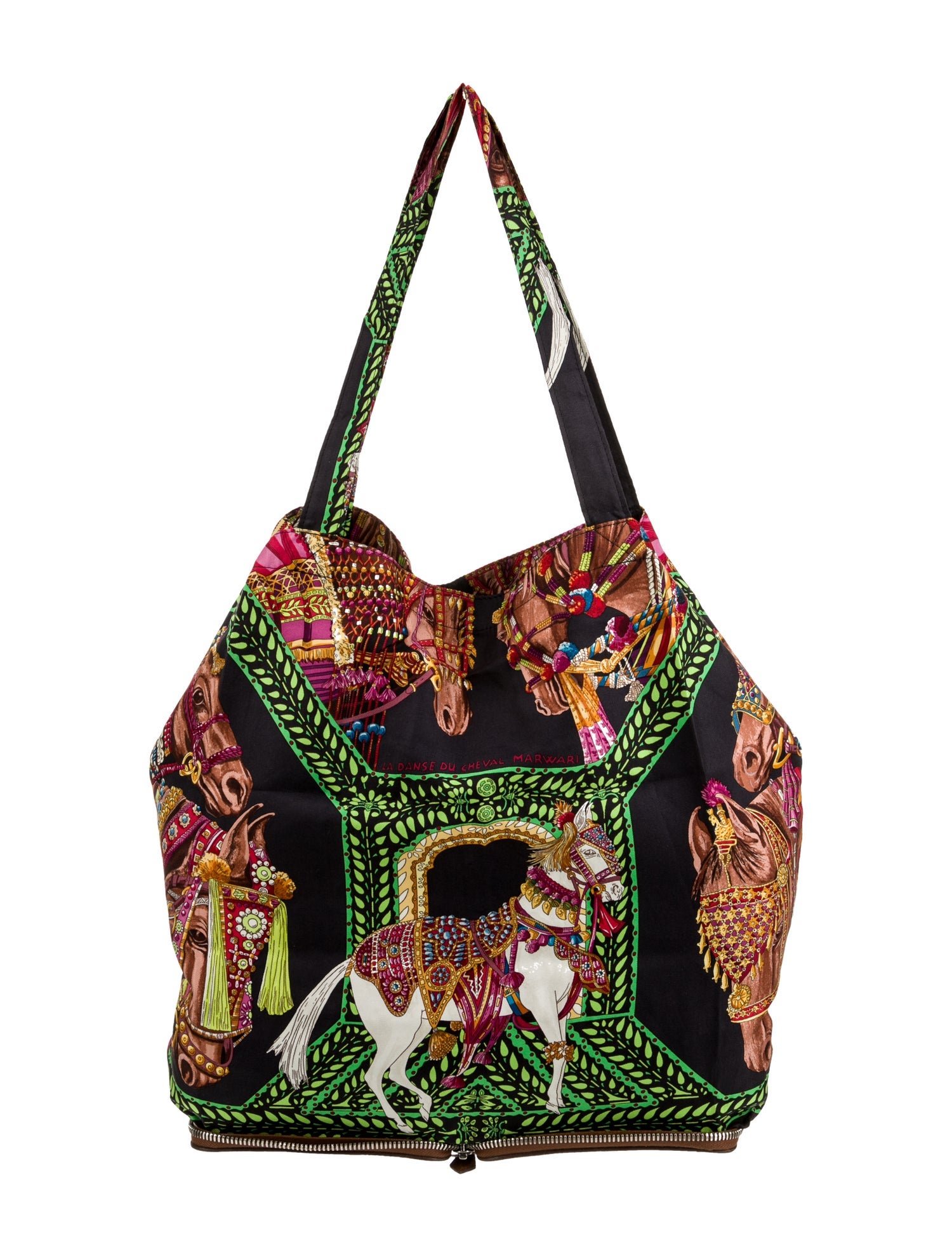 Hermès 'Le Danse du Cheval Marwari' Silky Pop Tote