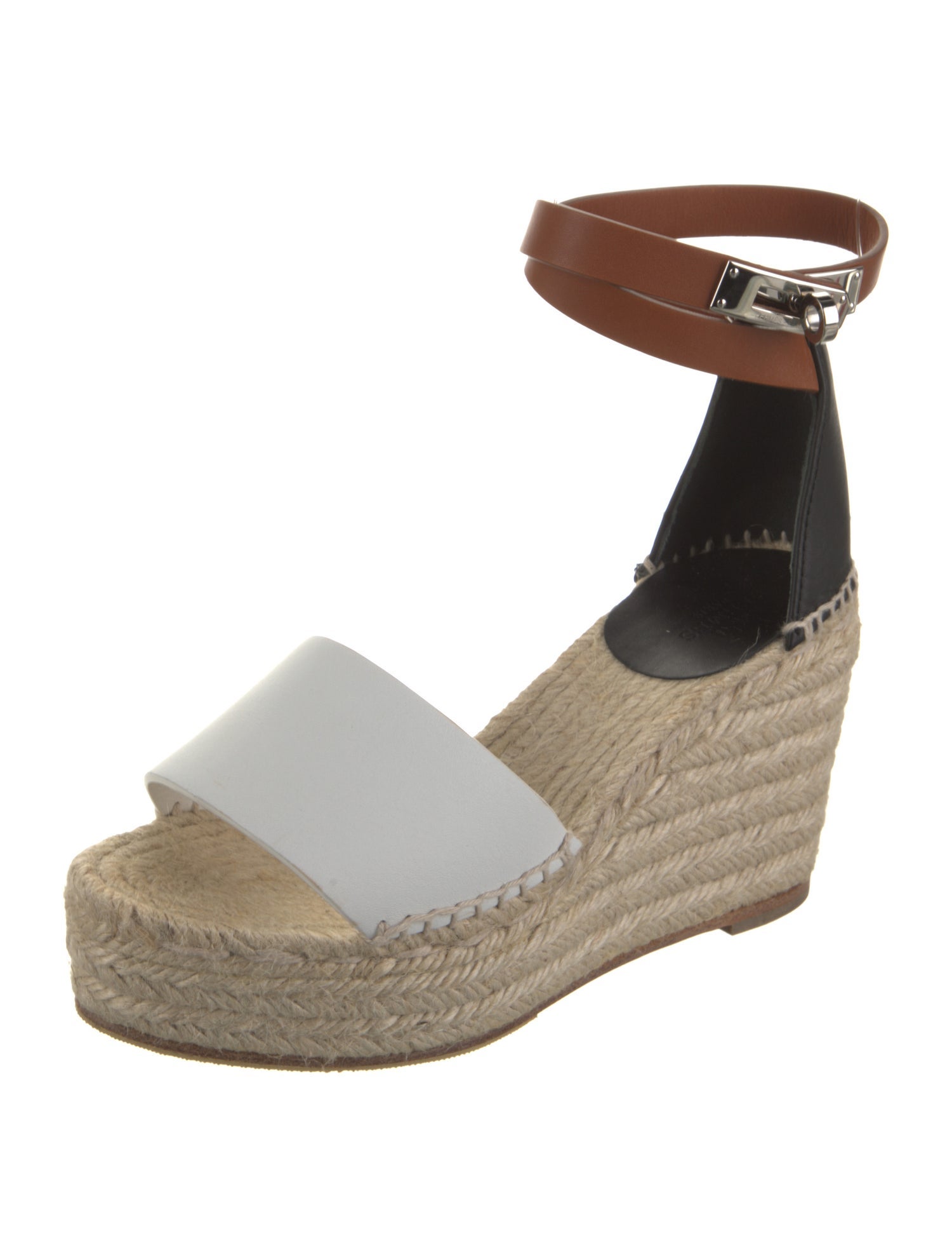 Hermès Tipoli Leather Espadrilles