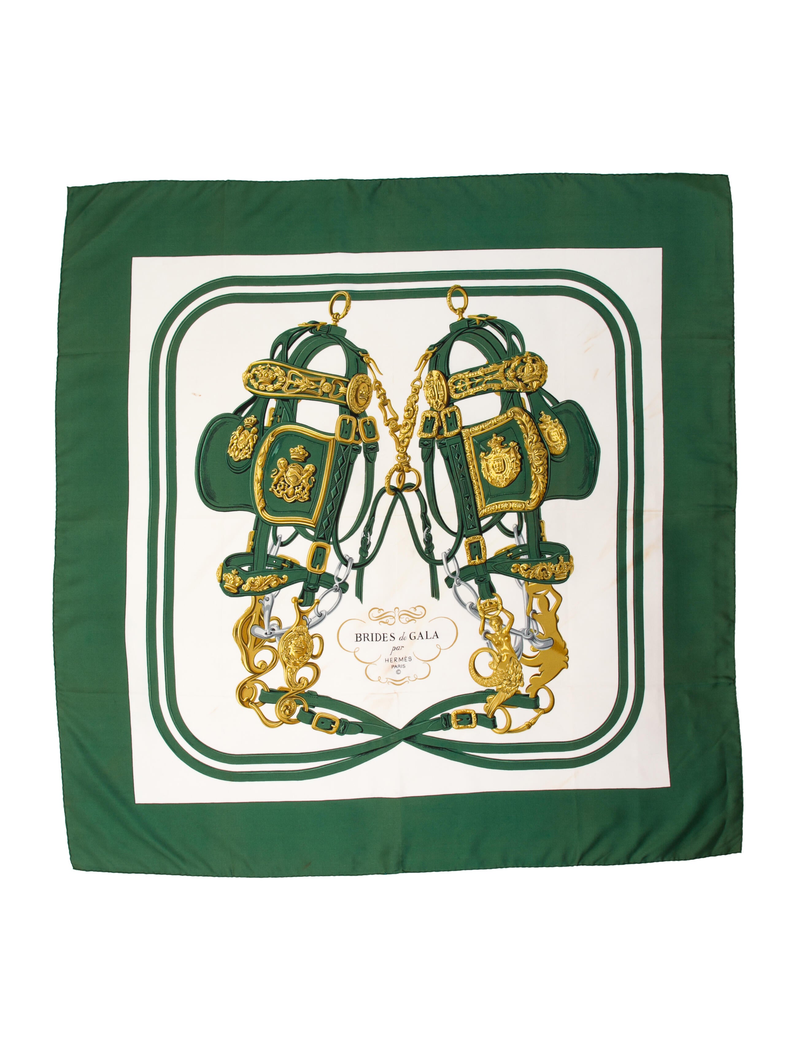 Hermès Brides de Gala Silk Scarf