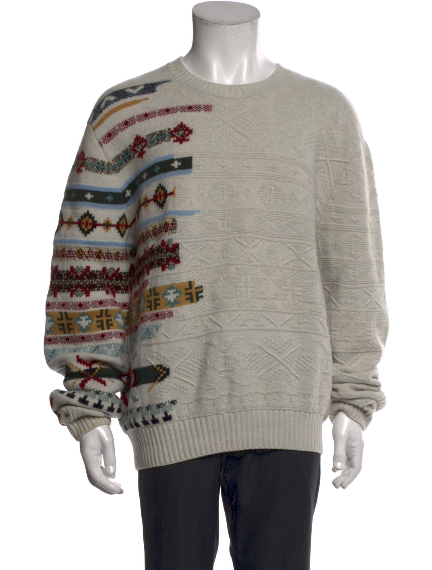 Hermès Graphic Print Turtleneck Pullover