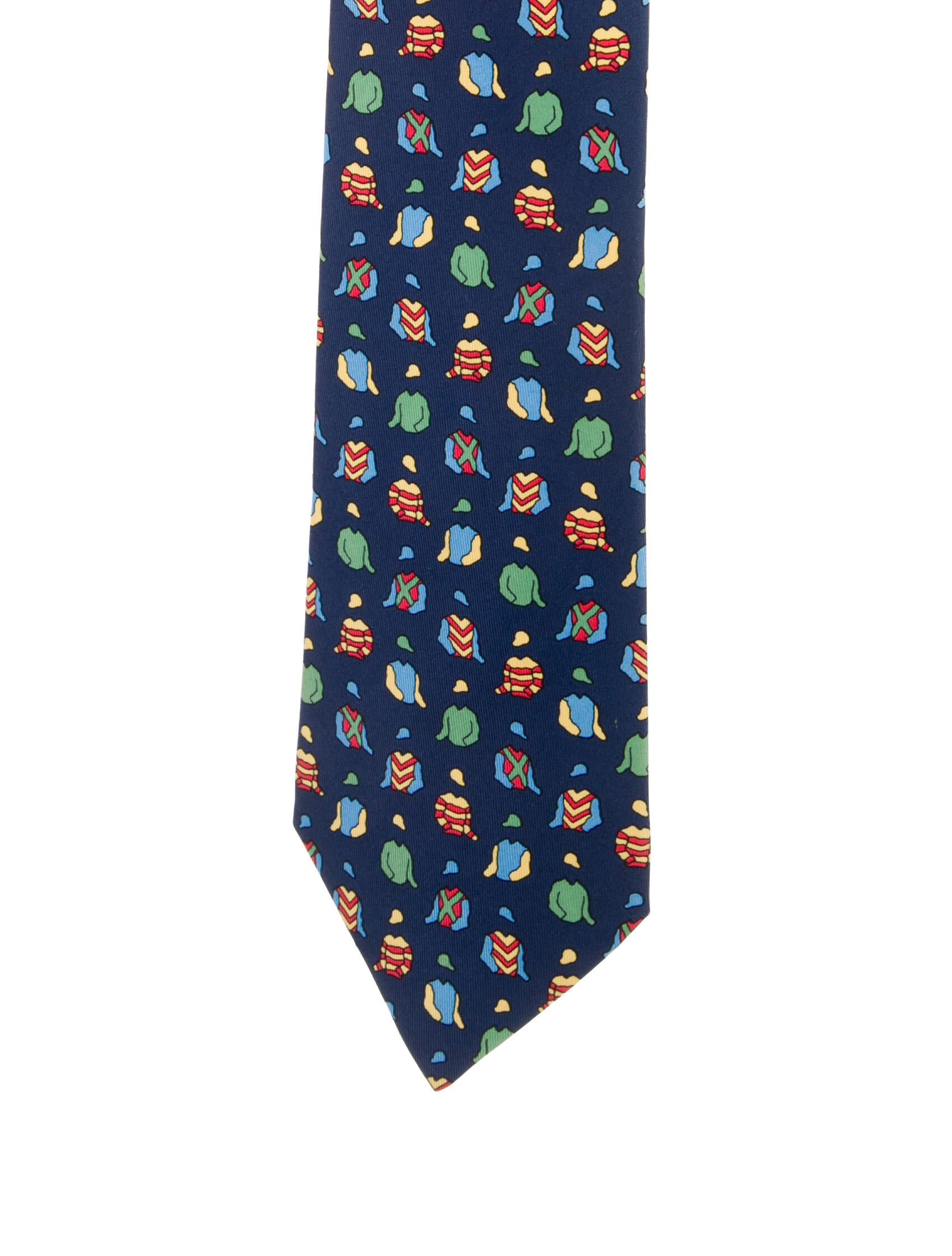 Hermès Clothing Pattern Print Tie