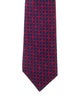 Hermès Circular Shaped Interlocking Chain Print Tie