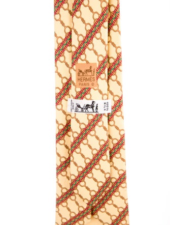 Hermès Interlocking Chain Pattern Print