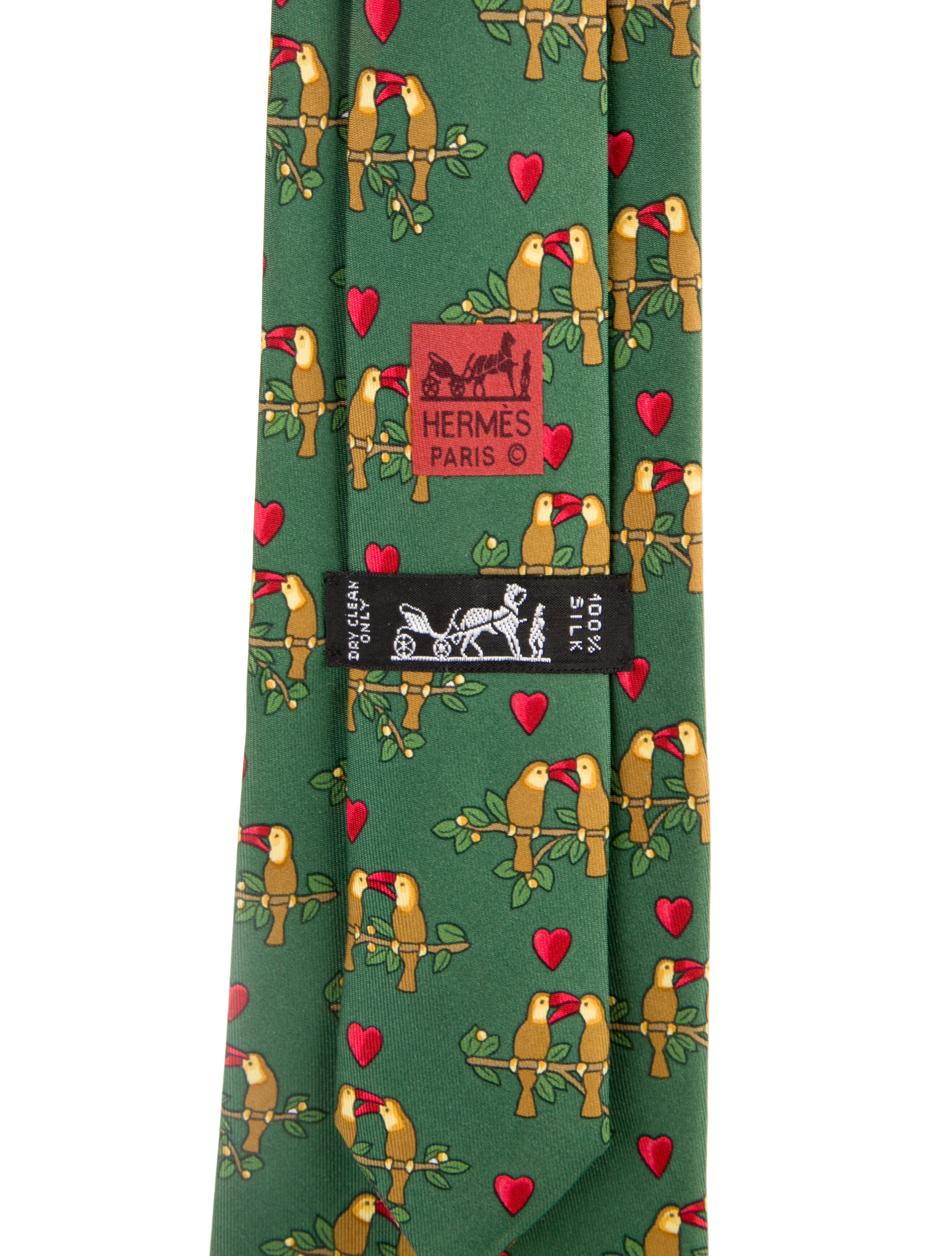 Hermès Bird Pattern Print