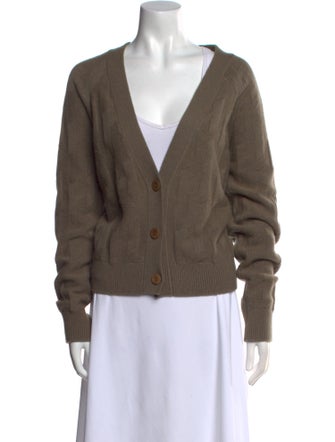 Hermès Virgin Wool V-Neck Sweater