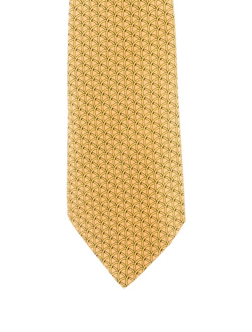 Hermès Circular Shaped Print Tie