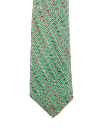 Hermès Belt Lock Pattern Print