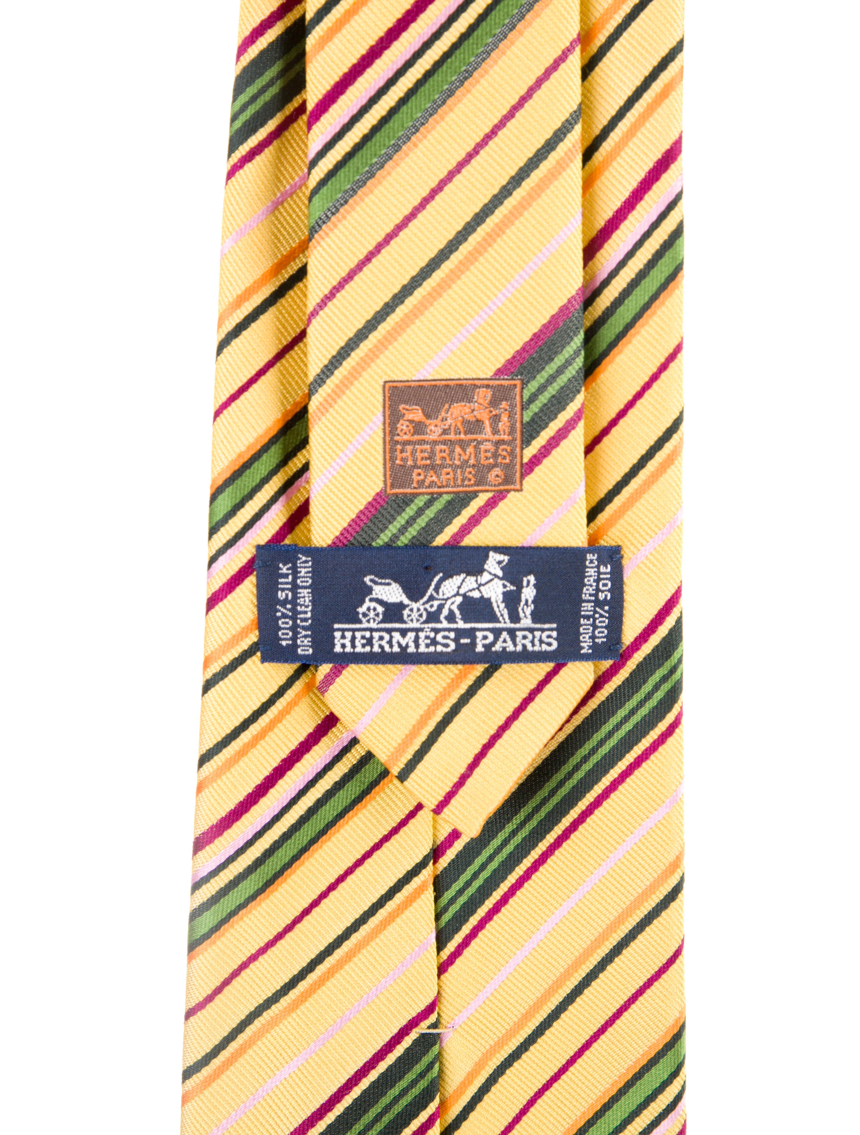 Hermès Stripped Pattern Print