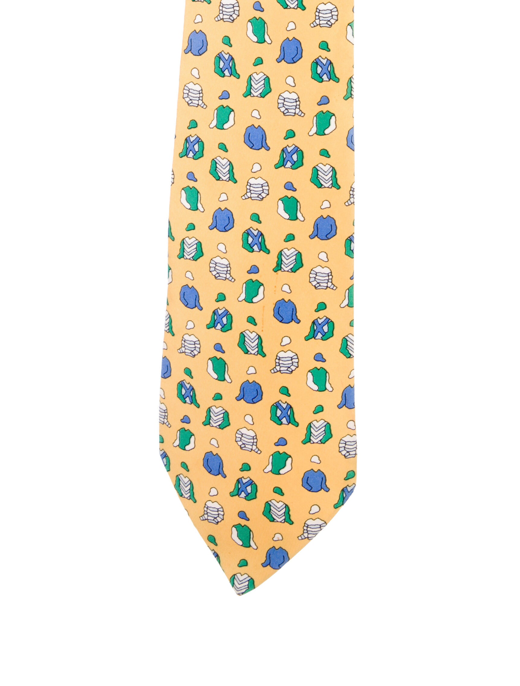 Hermès Clothing Pattern Print Tie